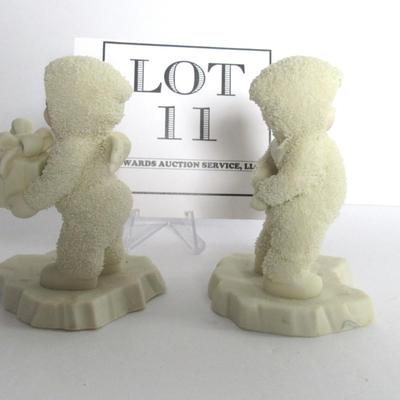 Two Older Dept 56 Snowbaby Figures: Is That For Me?