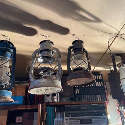 Vintage oil lanterns