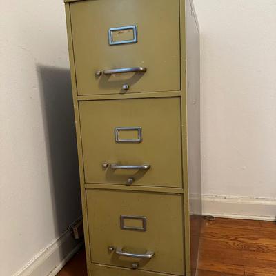 Three Drawer Steel File Cabinet