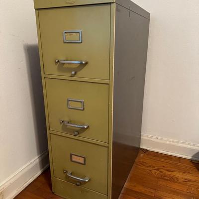 Three Drawer Steel File Cabinet