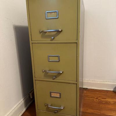 Three Drawer Steel File Cabinet