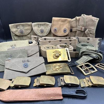 Various US Army / USMC Gear