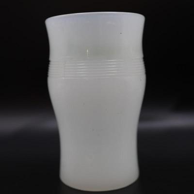 Milk Glass Barbershop Antiseptic Comb Glass