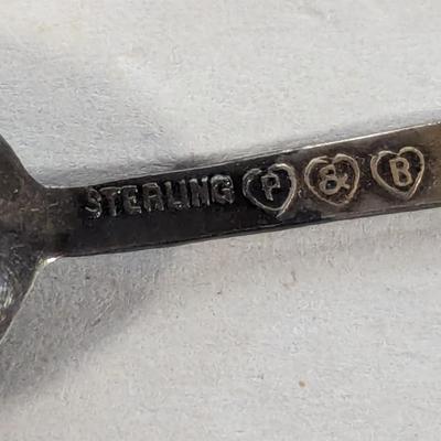 Vintage Sterling Souvenir Spoons 31.6 grams