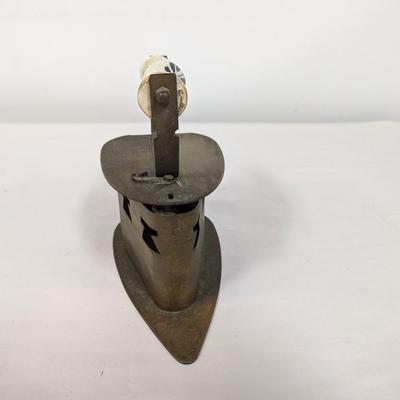 Vintage Brass Flat Iron
