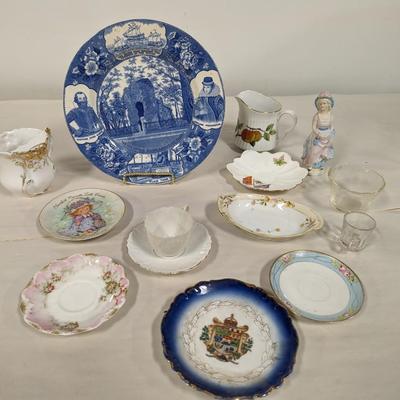 Assorted Vintage Bone China and Collectible Dishes