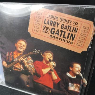 Autographed CD Cover Page - The Gatlin Brothers