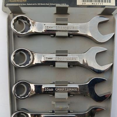Brand new CRAFTSMAN 7-piece short Combination Metric Wrench set