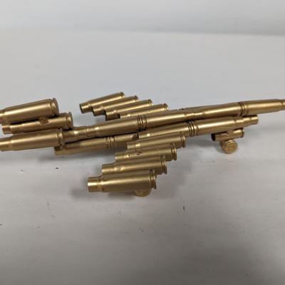 Military Airplane Made with Brass Casings