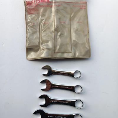 Craftsman Professional 4-piece short combination wrench set