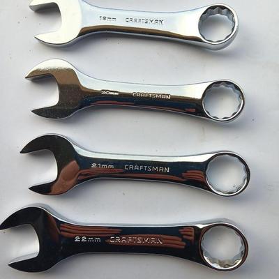 Craftsman Professional 4-piece short combination wrench set