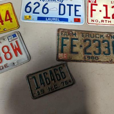 Vintage License Plates