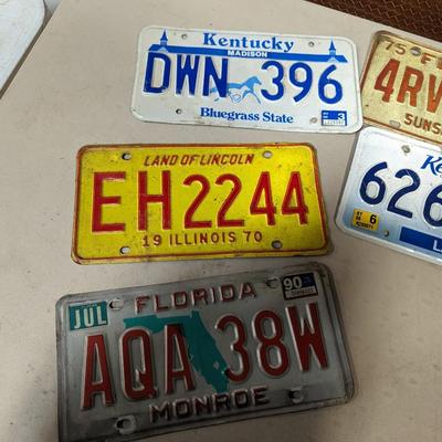Vintage License Plates