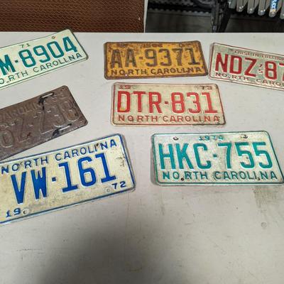 Vintage License Plates