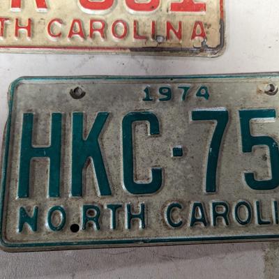 Vintage License Plates