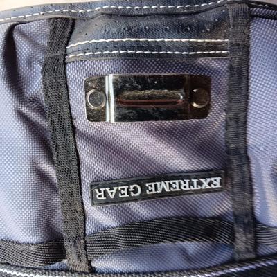 Nice SPARKY Electrician's Pouch with a hammer - tape measure and more