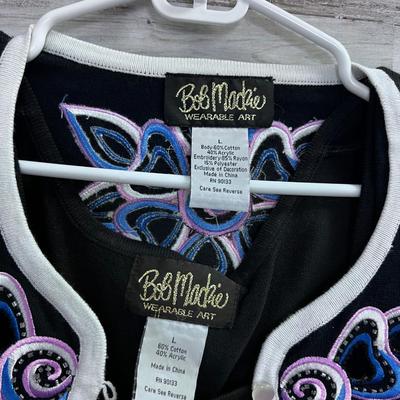 BOB MACKIE Wearable ART - Jacket and Shirt 