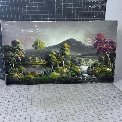 Oil On Canvas LAND SCAPE 