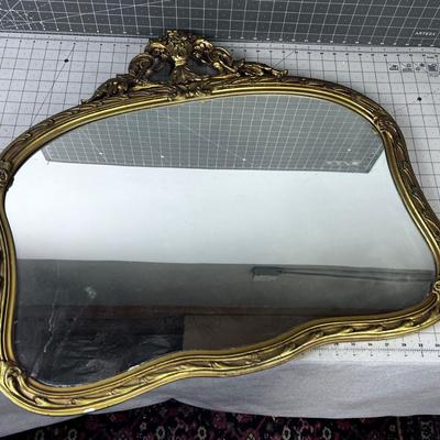 Antique Gold Framed Mirror 