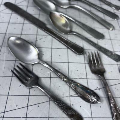 SILVER PLATE Mixed Some REALLY OLD Mid 1800's 