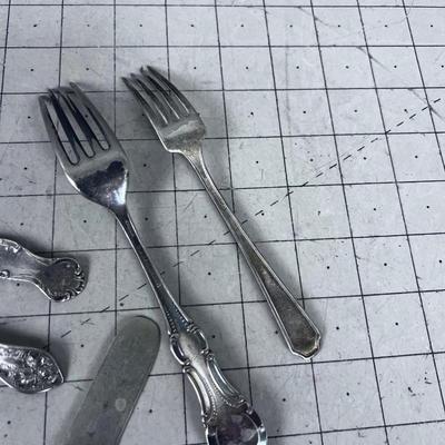 SILVER PLATE Mixed Some REALLY OLD Mid 1800's 