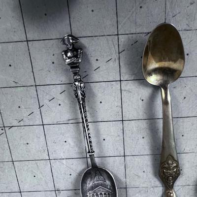 4 Souvenir Spoons