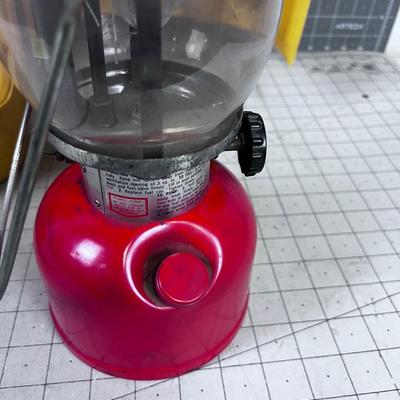 Coleman Number 200 Lantern RED with Yellow Case 1978 MFG