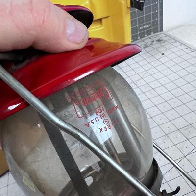 Coleman Number 200 Lantern RED with Yellow Case 1978 MFG
