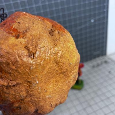Paper Mache Pumpkin, SPOOKY! 