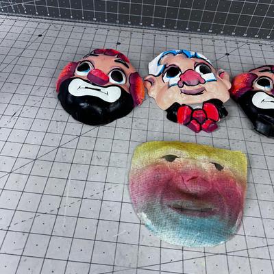 HIGHLY Collectible Vintage MASKS (4) 