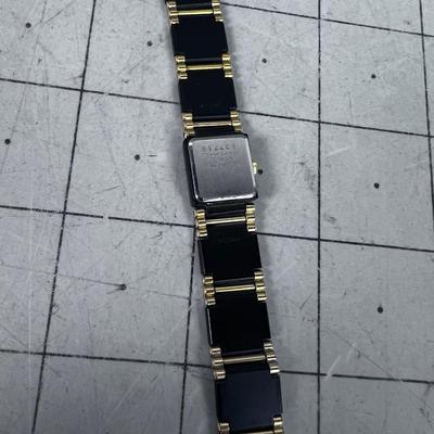 Black and Gold SEIKO Ladies Quartz Watch