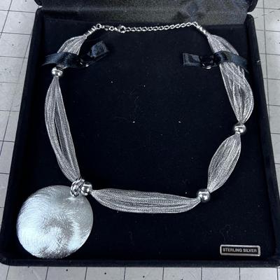 Sterling Silver, Filigree Silver Chain 