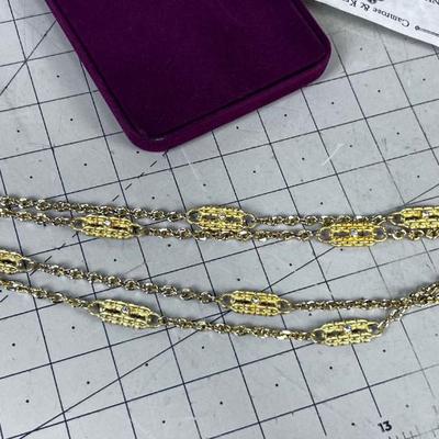 Camrose & Kross Gold Toned Necklace 