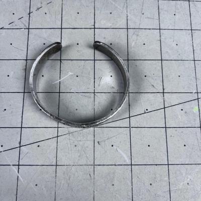 Silver Cuff with Star of David 