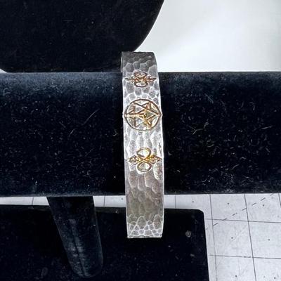 Silver Cuff with Star of David 