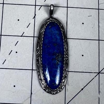 Nice, Blue Lapis Lazuli Pendant LARGE 