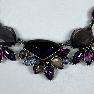 CHLOE ISABEL Chocker in the Purple Tones