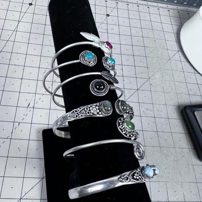 Giant Lot of Bracelets (8) Some 925