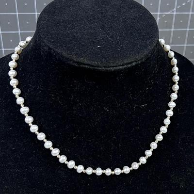 SMALLER Pearls and 14K Gold Beads 