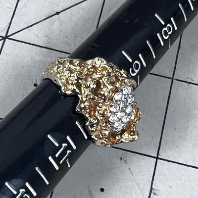 18 K HGE Gold Nugget RING 