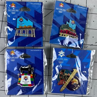 (4) 2002 Olympic Pins COLLECTIBLE