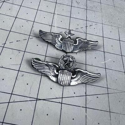 US Army Airforce Aviator Wings PAIR 