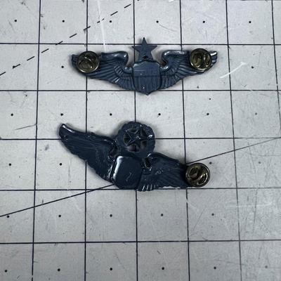 US Army Airforce Aviator Wings PAIR 