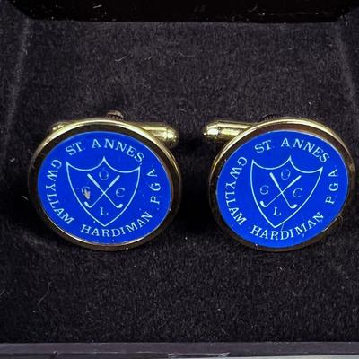 St Anne's Golf Corse PGA Cuff Links. 
