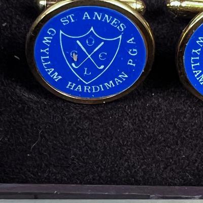 St Anne's Golf Corse PGA Cuff Links. 