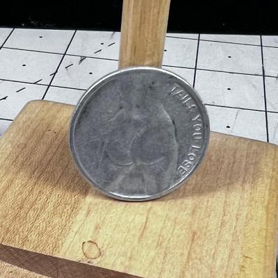 HEADS I WIN TAILS YOU LOOSE COIN