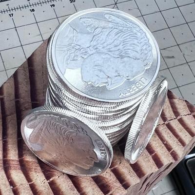 20- Troy Ounce Buffalo .999 Silver Bullion Coins 