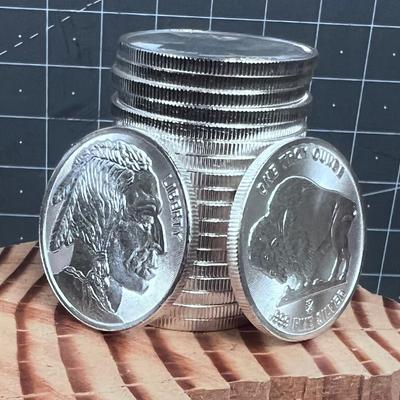 20- Troy Ounce Buffalo .999 Silver Bullion Coins 