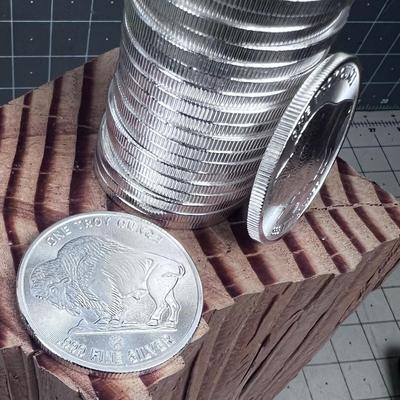 20- Troy Ounce Buffalo .999 Silver Bullion Coins 