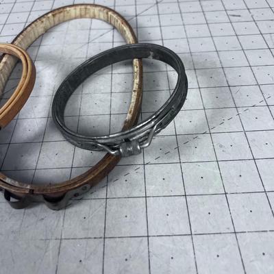 Antique Embroidery Hoops 